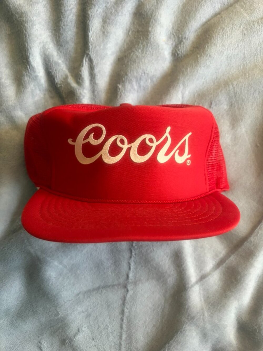 Coors Red Logo Mesh Trucker Hat